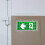 2Pcs White Iron Emergency Exit Sign Shield Covers for Daily Use Safety 5