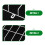 2Pcs White Iron Emergency Exit Sign Shield Covers for Daily Use Safety 8