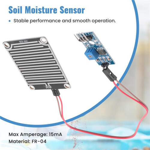 6X Rain Sensor Module Rainwater Rain Sensor Module 3, 3V-5V 1
