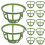 400Pcs Green Plastic Artificial Flower Holders for DIY Bouquets 2