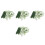 400Pcs Green Plastic Artificial Flower Holders for DIY Bouquets 4