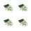400Pcs Green Plastic Artificial Flower Holders for DIY Bouquets 9