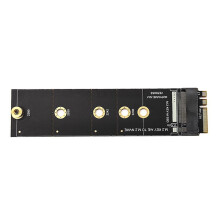 10X M.2 A + E KEY Slot zu M.2 NVME Adapter Karte NGFF zu KEY-M Erweiterung Karte NVMe PCI Express SSD Port Erweiterung Adapter