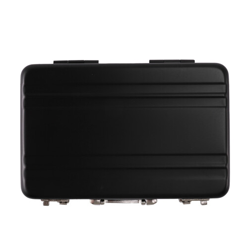2X Aluminum Password BoX Card Case  Suitcase Password Briefcase Black 1
