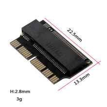 5X NGFF M.2 NVME SSD Adapter Card for Upgrade  Air(2013-2016 Year) and  PRO(Late 2013-2015 Year)