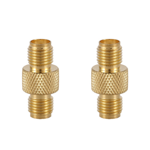 6X SMA Buchse zu Buchse Adapter RF Koax Stecker Gerade, Gold 1