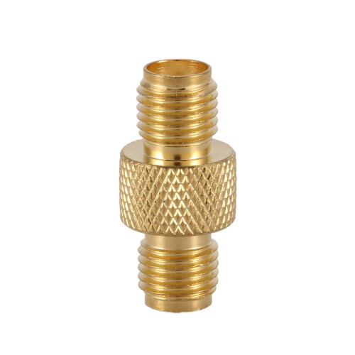6X SMA Buchse zu Buchse Adapter RF Koax Stecker Gerade, Gold 2