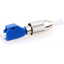 4Pcs Visual Fault Locator Adapter, Hybrid Fiber Optic Connector Adapter,Single Mode 9/125Um FC Male to LC Female Adapter