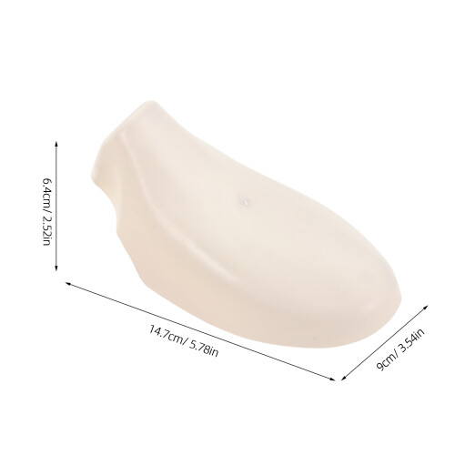 20Pairs Modern Light Grey Plastic Shoe Shape Holders for Shoe Care 1