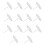 14Pcs Stainless Steel Cake Flower Nails Silver Baking Decorating Tools 10
