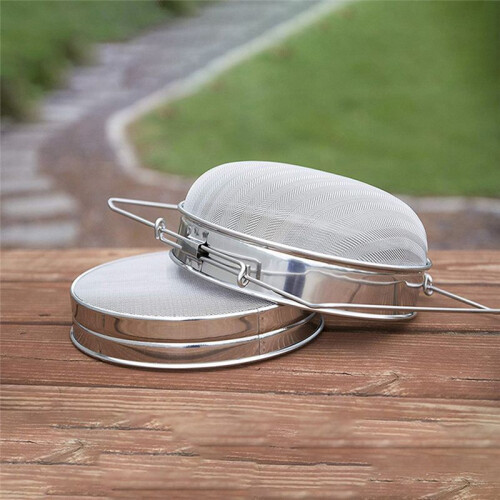 Double-Layer Stainless Steel Honey Filter Double Screen Beekeeping Equipment Filter Beekeeping Equipment 2