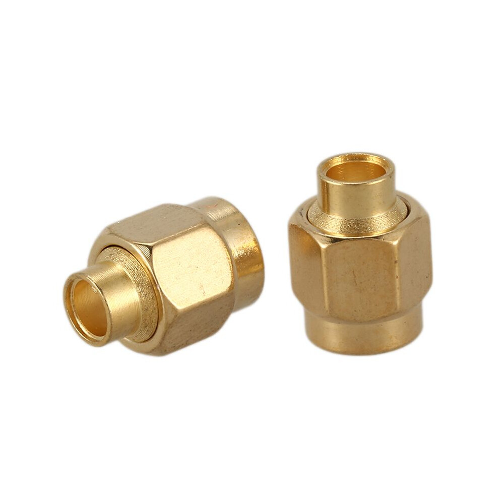 60X Sma Male Plug Solder Rf Coax Connector For Semi-Rigid Rg402 0.141 Inch Cable Gold 6032898164148