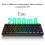 3-Mode RGB Backlit 61-Key Wireless Keyboard, 2000mAh Black 4