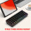 3-Mode RGB Backlit 61-Key Wireless Keyboard, 2000mAh Black 5