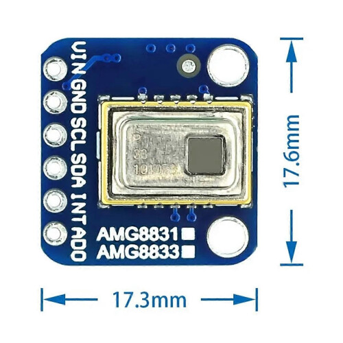 AMG8833 IR 8x8 Thermal Imager Array Temperature Sensor Module 8x8 Infrared Camera Sensor 1