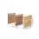 Transparenter Dvd Und Cd Halter Holz Stapelbar Büro 2