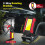 Rechargeable LED Work Light Magnetic Flashlight Portable 7 Flashlight Mode With Magnetizable Base Rotatable Stand 360 4