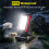 Rechargeable LED Work Light Magnetic Flashlight Portable 7 Flashlight Mode With Magnetizable Base Rotatable Stand 360 7