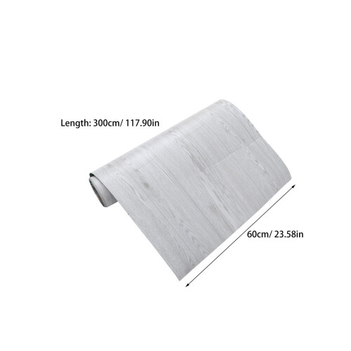 1Roll Self Adhesive PVC Floor Sticker Grey Durable Antislip Surface 2