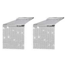 2X Caminho de Mesa para Festa Discoteca Espelho Corredor de Mesa Folha de Prata Glitter MetáLico Capa de Mesa para Festa de DançA Disco Casamento