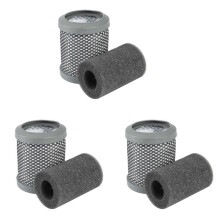 3X Filtro e Esponja para Aspirador de Pó T116 Filtro de ExaustãO Post Motor H-Free SéRie 100 Filtro de Poeira para Reduzir um Poeira 2