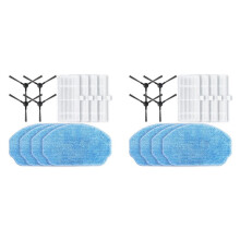 2X for Cecotec Conga 999 Origin X-Treme Replacement Spare Parts Side Brush Hepa Filter Mop Pad