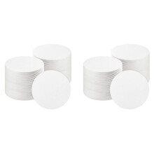 200 Sheets Round Microwave Kiln Paper Shelf Paper 4.7 Inch Ceramic Fiber Paper Insulation Ceramic Fiber Blanket