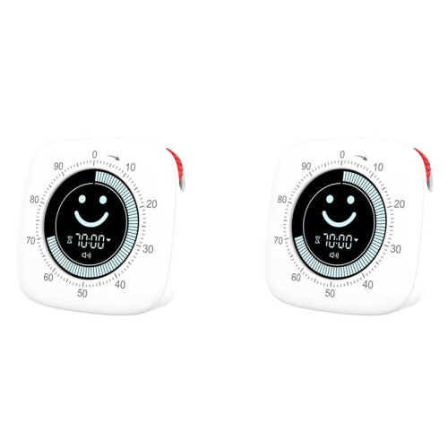 2X Timer, Digital Timers, Magnetic Kitchen Timer for Cooking, Pomodoro Timers for Classroom,Visual Desk Timer 1