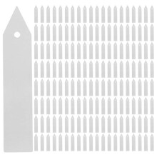 400 Pz Etichette In Plastica per Piante da Vivaio Etichette per Pali da Giardino Etichette Bianche 10X2 cm