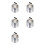 5X Aluminum 3W USB LED Lamp Socket Spotlight Flashlight White Light 1
