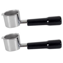 2X 51MM Coffee Bottomless Portafilter for 9 Series EC9335 EC9665 EC9155 Replacement Filter Basket Barista Tools