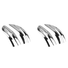 4Pcs Chrome Rearview Side Mirror Stripe Cover Trim for CR-V CRV 2017-2019