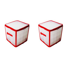 2X Baubles Storage Box Christmas Balls Storage Xmas Tree Decorations Organizer Bauble Storage Divider Toys Storage Box