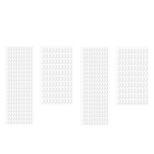 1600Pcs Sticky Tack Putty, Wall Putty Double Sided Sticky Dots for Wall Hanging Earthquake Putty Museum Putty Clear