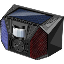 Solar Powered Security Alarm Systems With 129dB Siren And LED Lights For Home & Farm Outdoor
