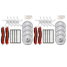 2set for Bot W10 W10 Pro HEPA Filter Main Brush Mop Cloth Side Brush Vacuum Parts