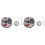 2X for  Module VH63A Movement Quartz Movement Multi-Functional 369 Small Needle Watch Movement 1
