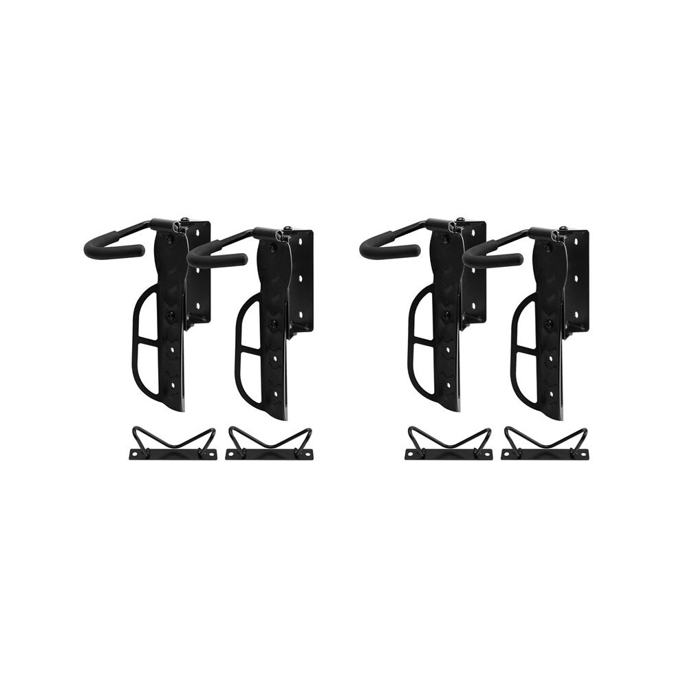 4 Pack Swivel Bike Rack Garage Wall Mount Bike Hangers For Garage Bike Rack Bicycle Storage Vertical Bike Rack 4712372635754