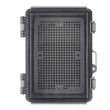 Boîte de jonction IP67 en ABS, transparente, 125  175  90 mm
