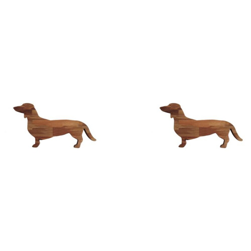 2X Prato de Jantar de Cachorro Dachshund de 15,7 Polegadas TáBua de Queijo de Corte TáBua de Charcutaria Bonito Jantar de Natal