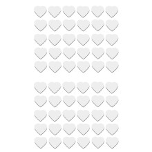 60Pcs Heart Shaped Sublimation Magnet Blanks Wedding Valentines Day Refrigerator Magnets Love Heart Wall Door Decoration