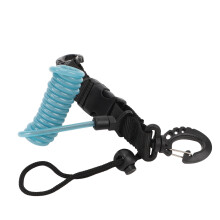 Diving Camera Lanyard with Quick Release Buckle Stainless Steel Wire Lake Blue