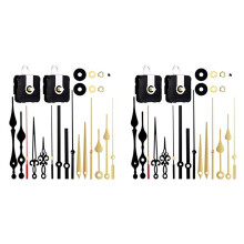 4X Clock Mechanism Kit Battery Powered,Quartz Clock Movement Replacement,Wall Clock Parts Motor Replacement Repair Part