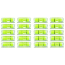 20St  Bubble Vattenpass 10X10X29Mm Fyrkantiga NivåEr för VäGgramar Konstdisplayer BildhäNgande RV Stativ MäTning