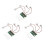 3X DC5V Type-C  Umidificatore Kit DIY Mist Maker e Driver Circuit Board 4 Fogger Atomization Film Atomizer Sheet 1