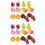 24 Pcs Decorative Lifelike Realistic Artificial Fake Fruit Decor 1