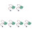 6 Pack Ultrasonic Atomization Maker 20mm 113KHz Mist Atomizer DIY Humidifier with PCB 3.7-12V 1