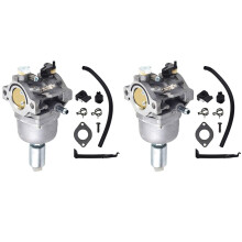 2X Carburetor Carb Kit Fits for Briggs & Stratton 17.5 I/C OHV Engin Lawn Mower Tractor Tune- Kit