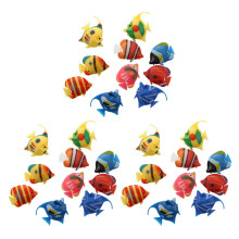 30X Schwimmende Kuenstlich Deko Fisch Ornament Dekoration fuer Aquarium Fish Tank