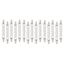 15 Pack R7S 118mm 300W 230V,R7S Halogen Linear Light Bulb,Dimmable Halogen Lamp for Construction Work Landscape Lighting